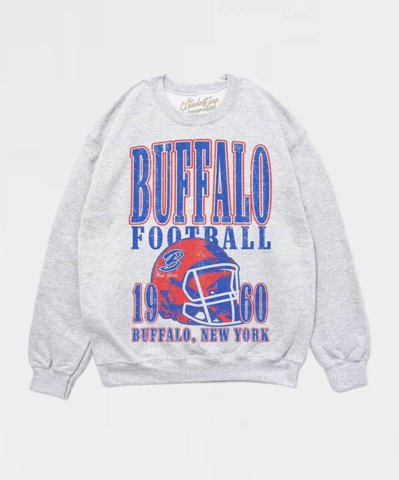 90's Vintage Buffalo Football Oversized Sweatshirt