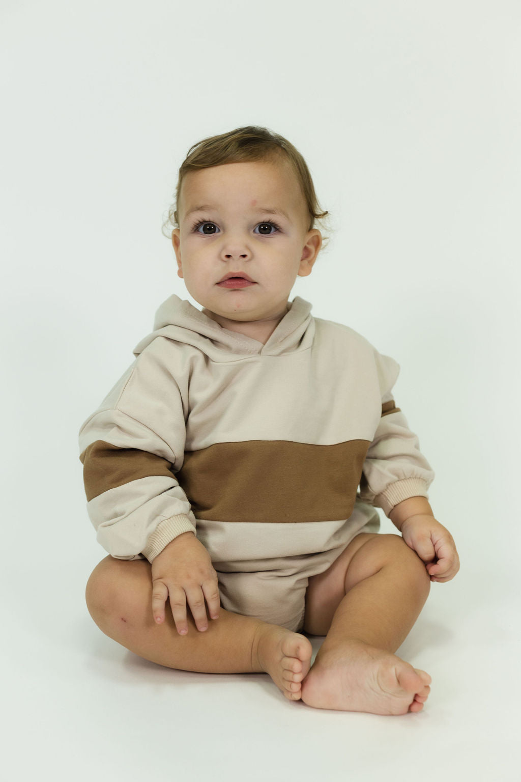 Kingdom Kid Hooded Puff Romper