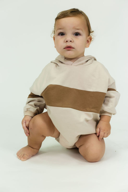 Kingdom Kid Hooded Puff Romper