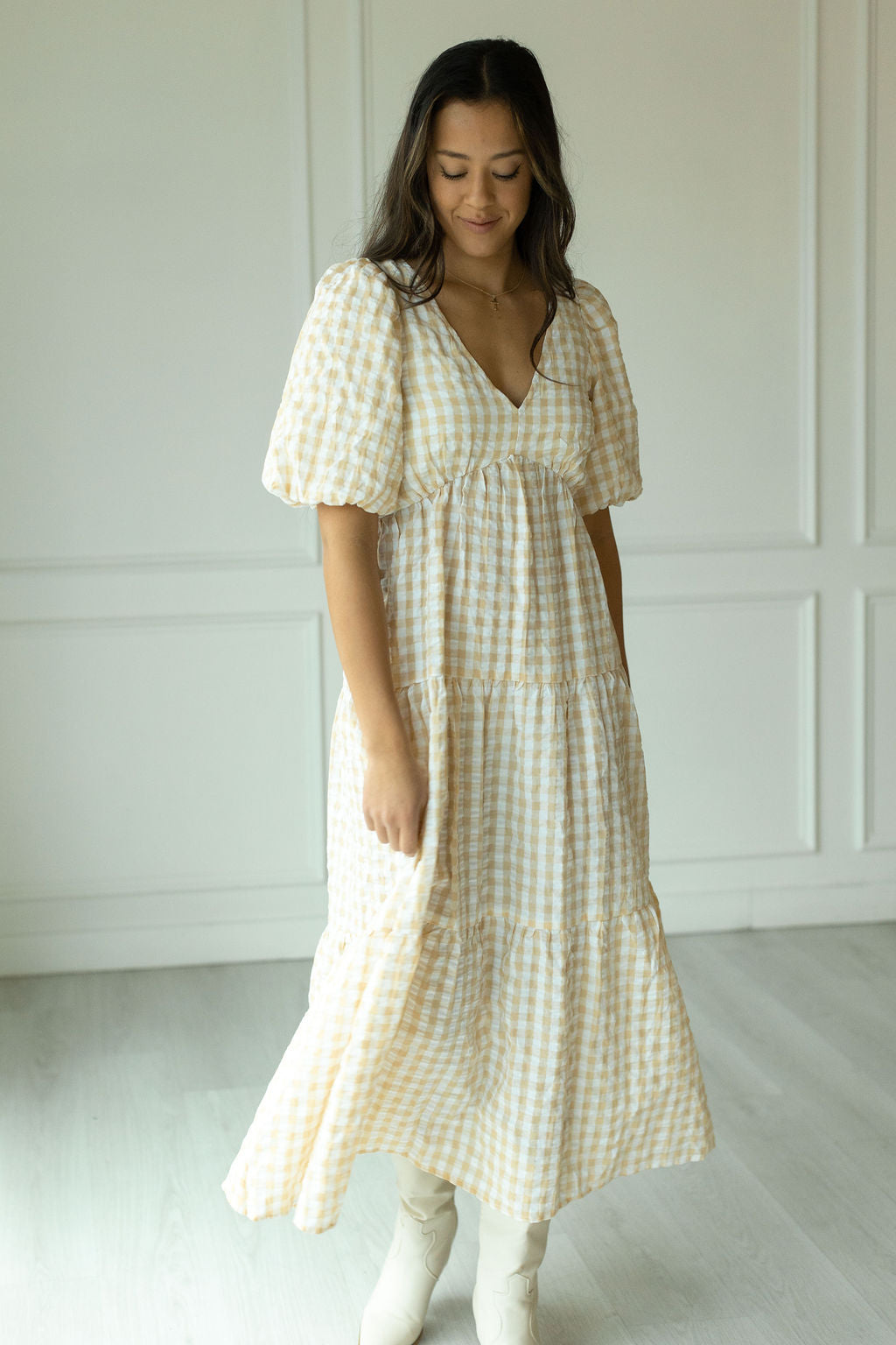 Adelaide Puff Sleeve Maxi Dress – Hazel and Layne