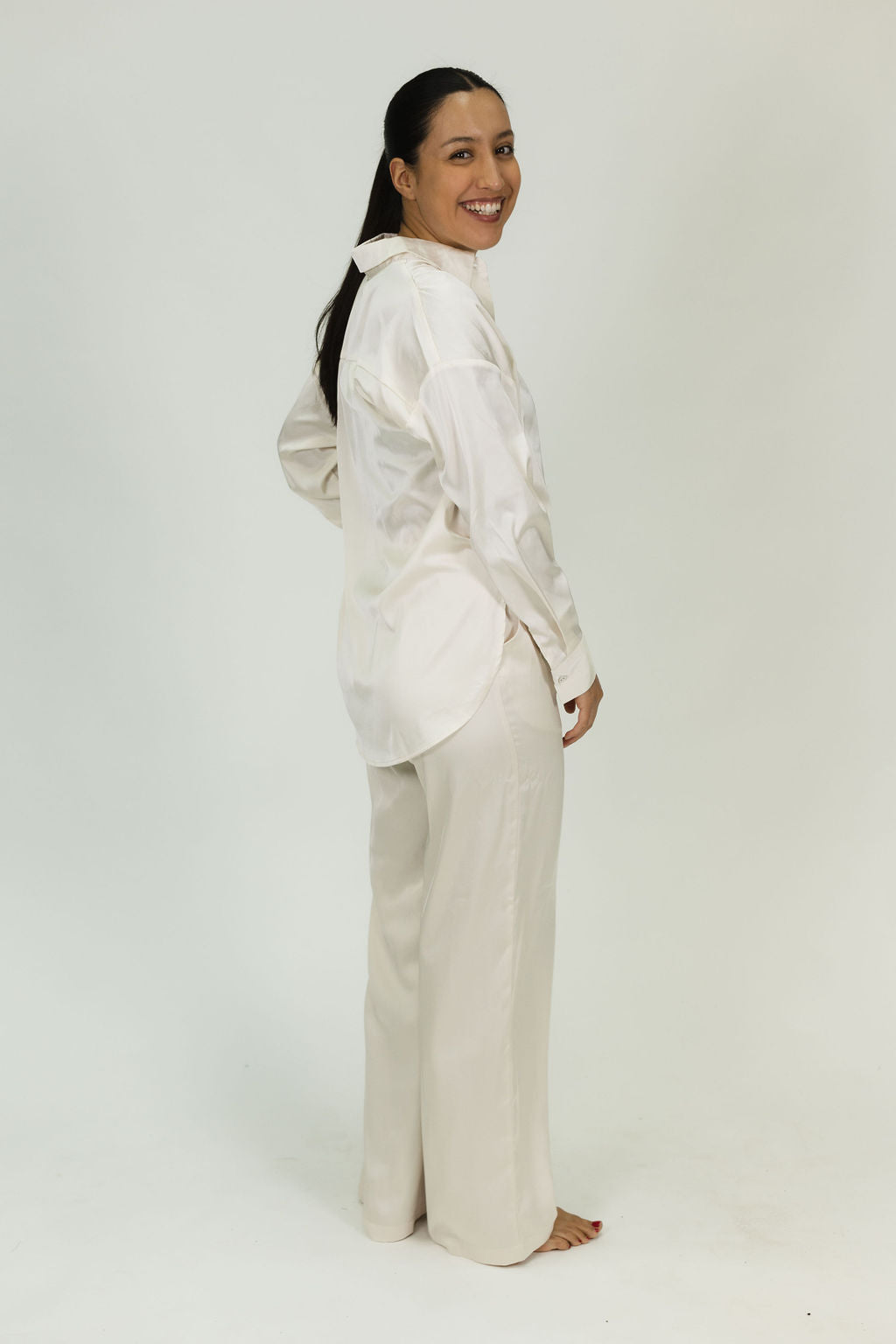 Ariann Satin Wide Leg Pants