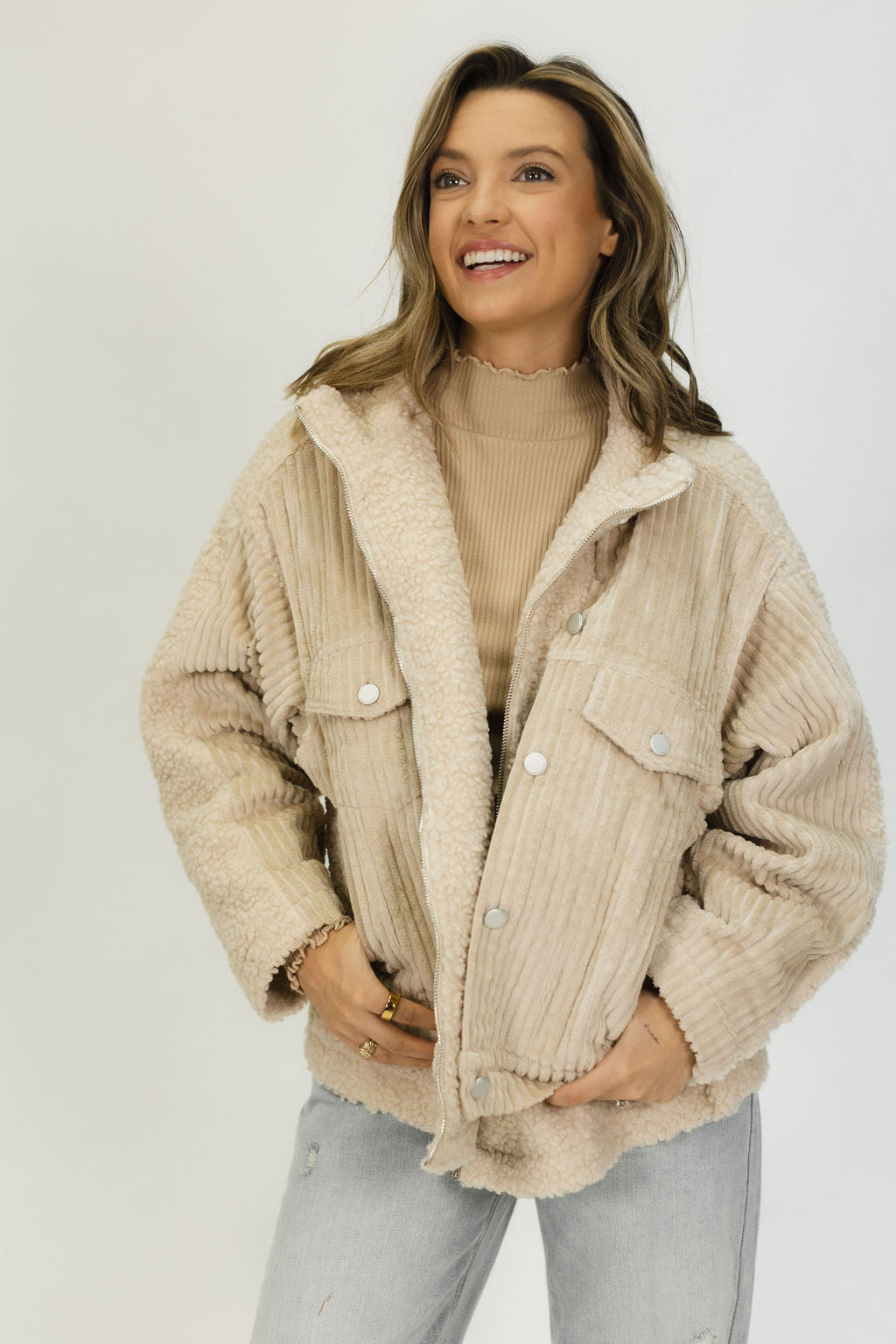 Toffee Corduroy Jacket