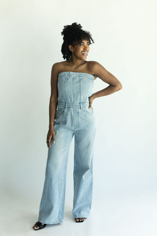 Payson Denim Jumpsuit