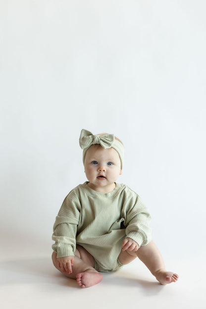 Tiny Treasure Ribbed Romper