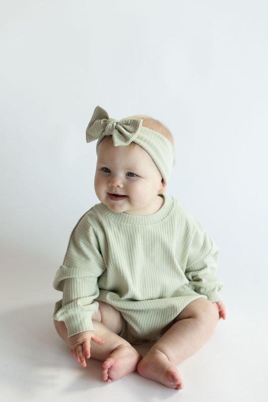 Tiny Treasure Ribbed Romper