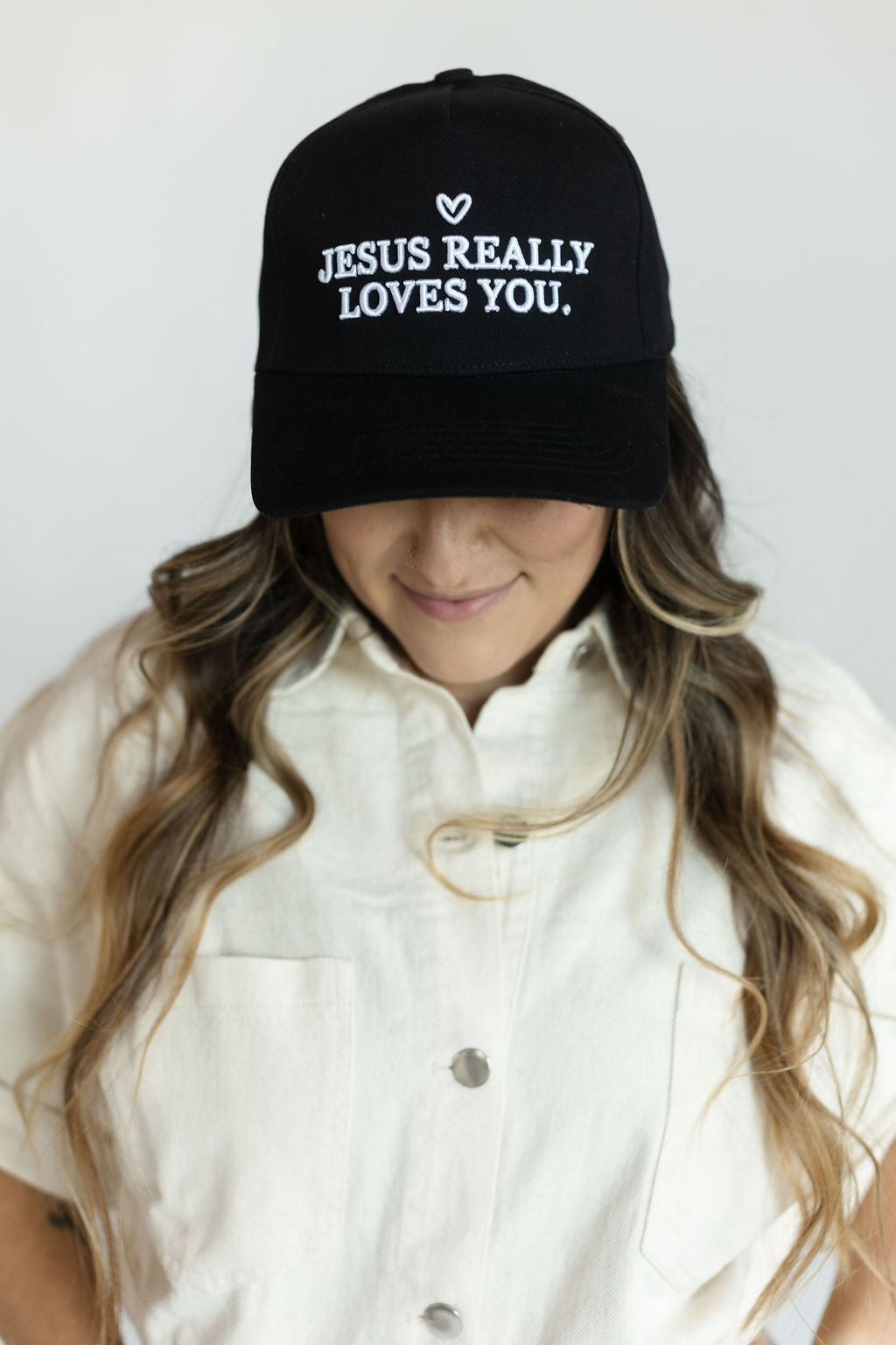 Jesus Really Loves You Trucker Hat