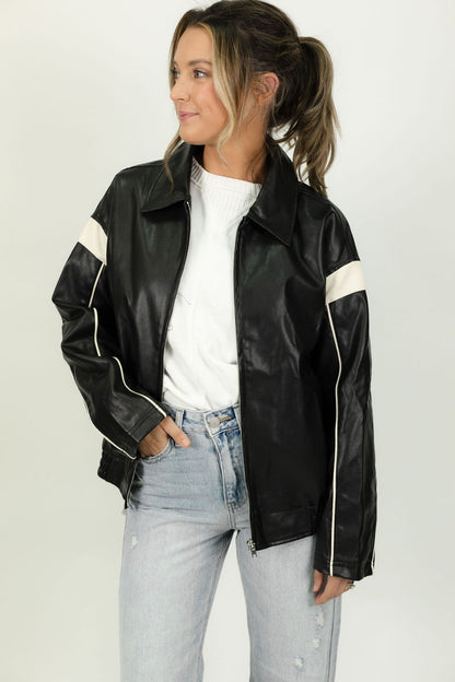 Armor of God Leather Jacket