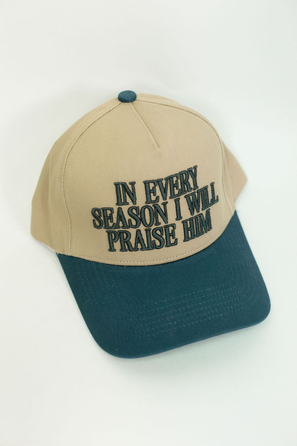 In Every Season I Will Praise Him Trucker Hat