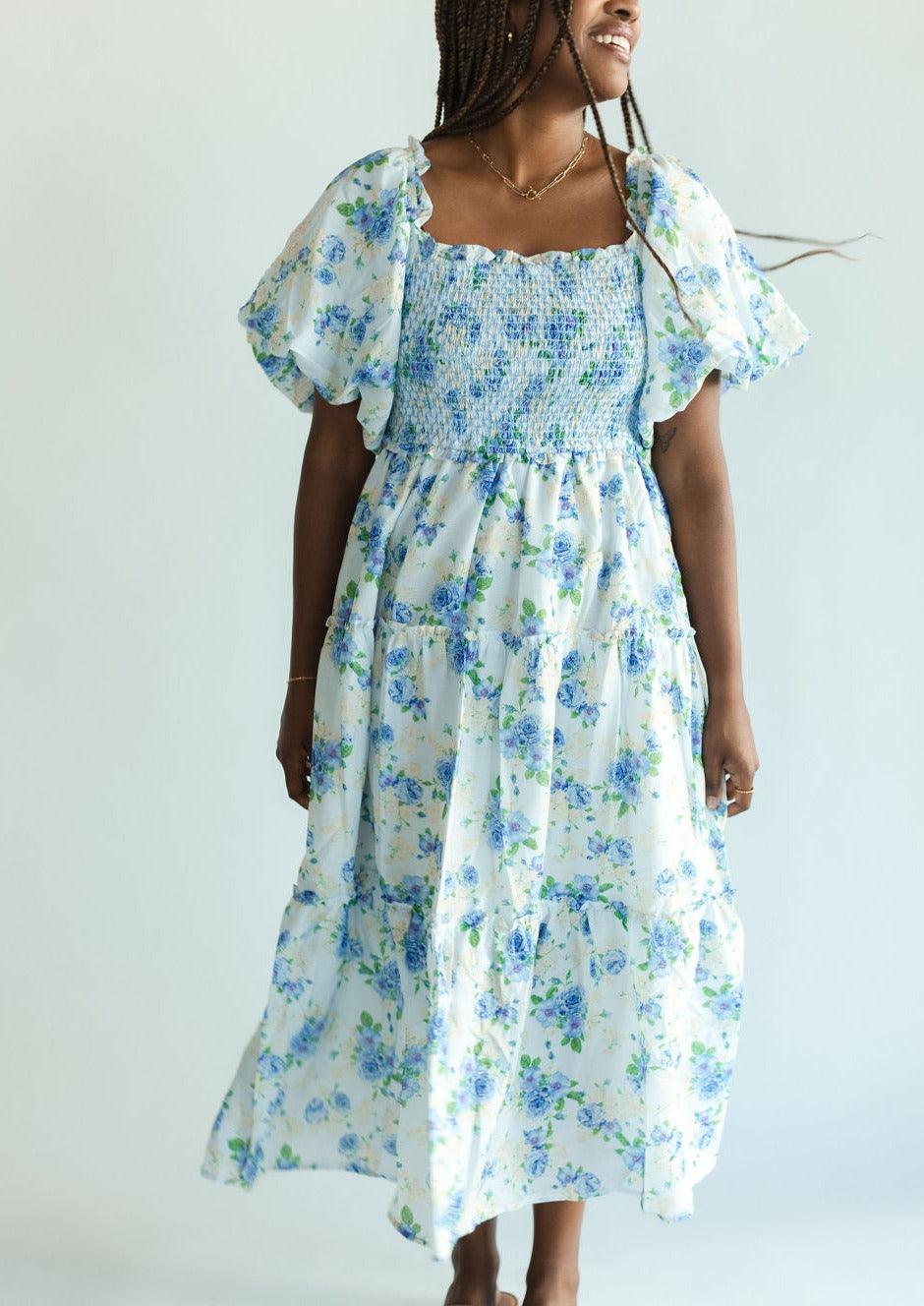 Misha Floral Maxi Dress