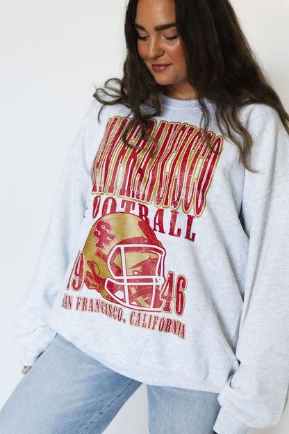 90's San Francisco Football Oversized Sweatshirt *Pre-Order*