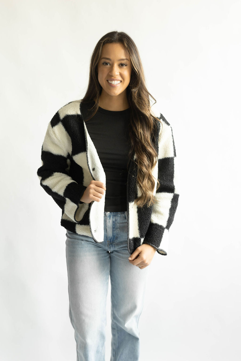 Chosen Checkered Fleece Jacket