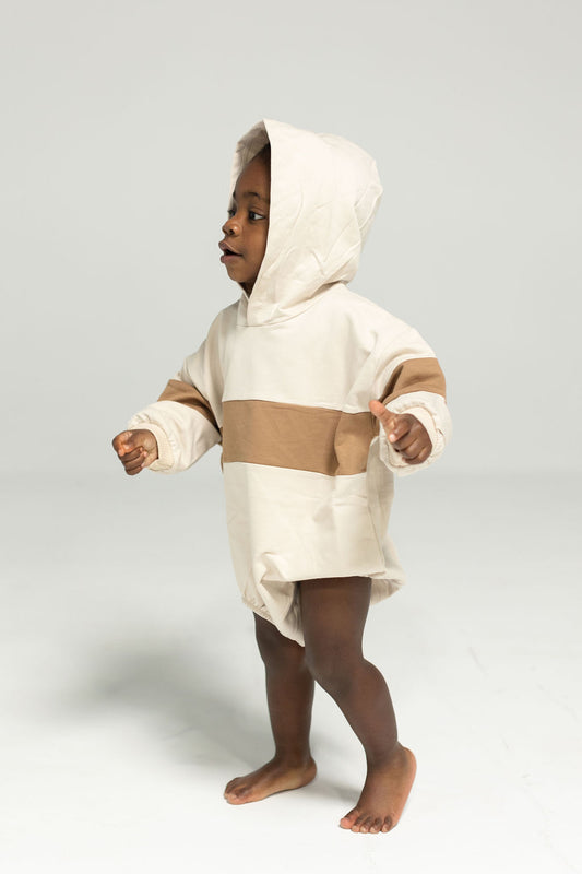 Kingdom Kid Hooded Puff Romper