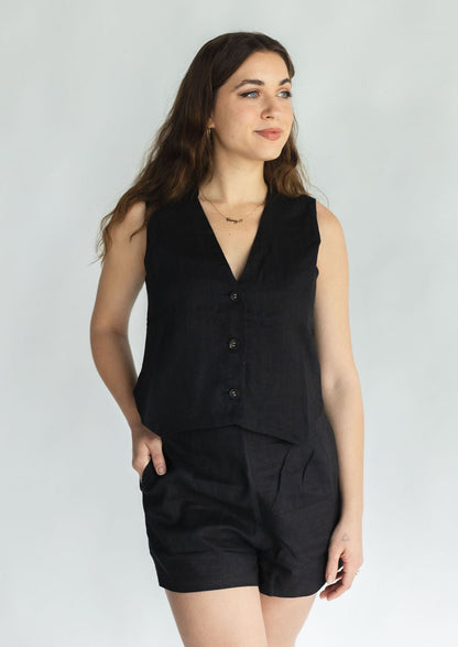 Rory Linen Vest