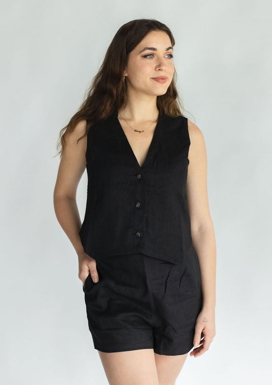 Rory Linen Vest