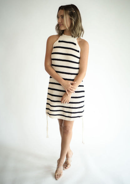 Lydia Striped Knit Dress