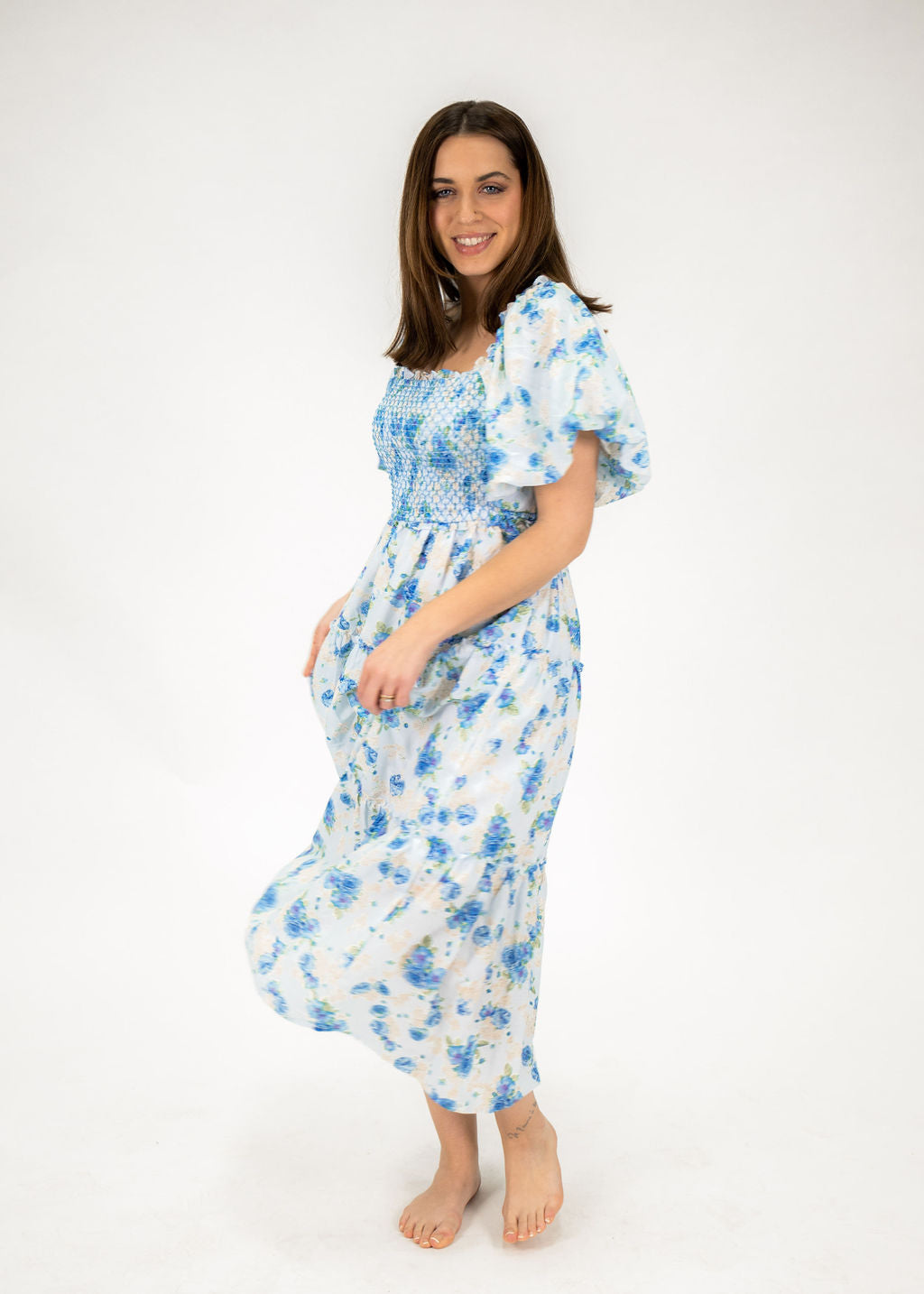 Misha Floral Maxi Dress