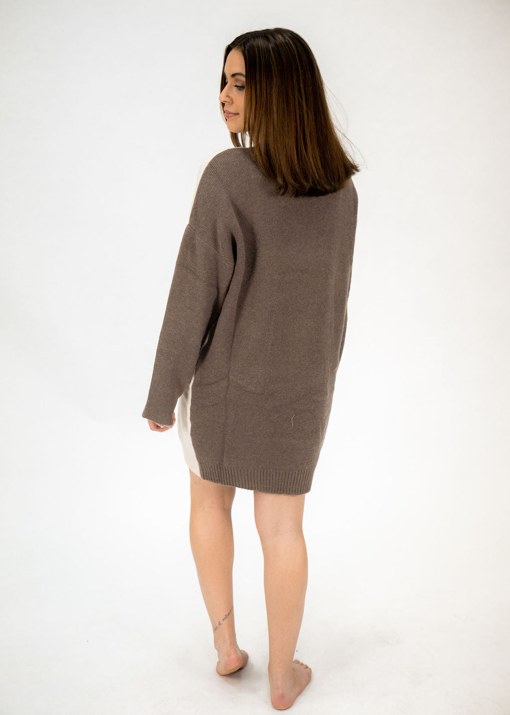 Virtue Colorblock Sweater Dress