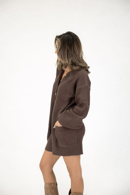 Wild & Warm Sweater Romper