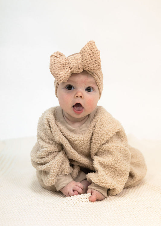 Haven Oversized Waffle Knit Bow