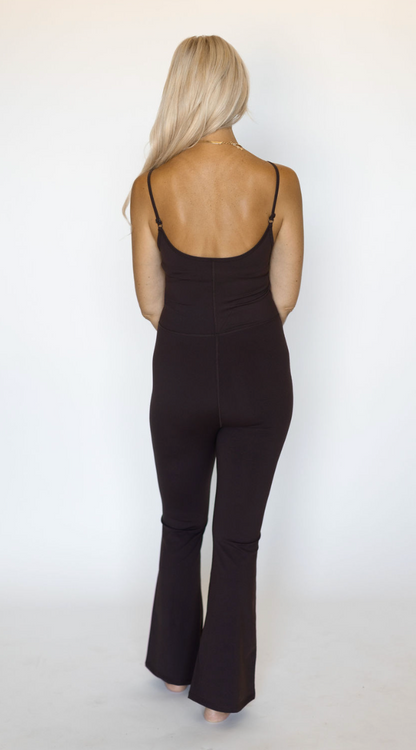 Rylee Dark Chocolate Jumpsuit