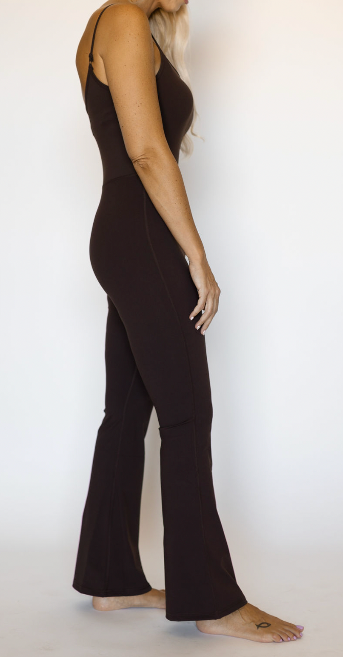 Rylee Dark Chocolate Jumpsuit