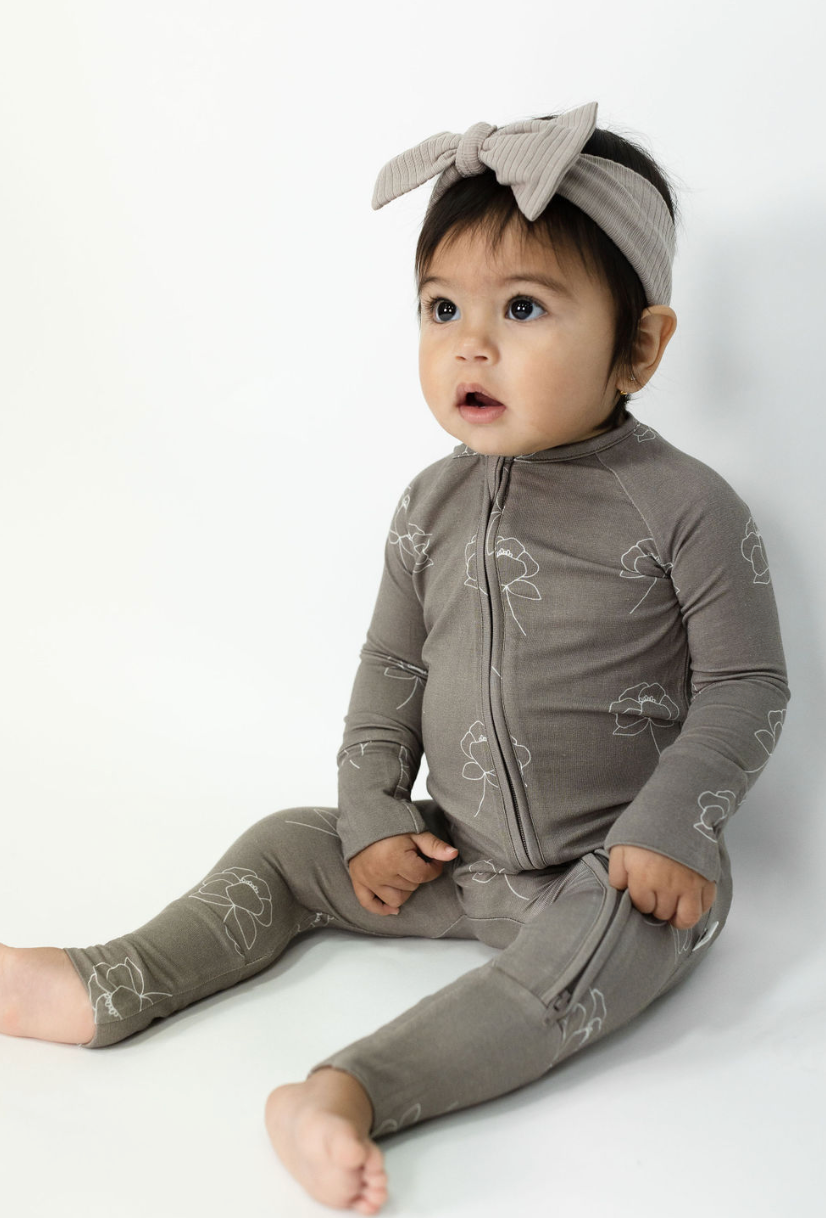 Rosie Bamboo Zip Pajamas