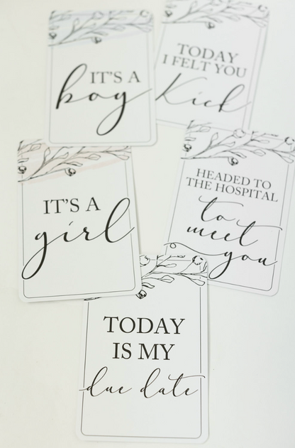 Pregnancy Milestone Cards