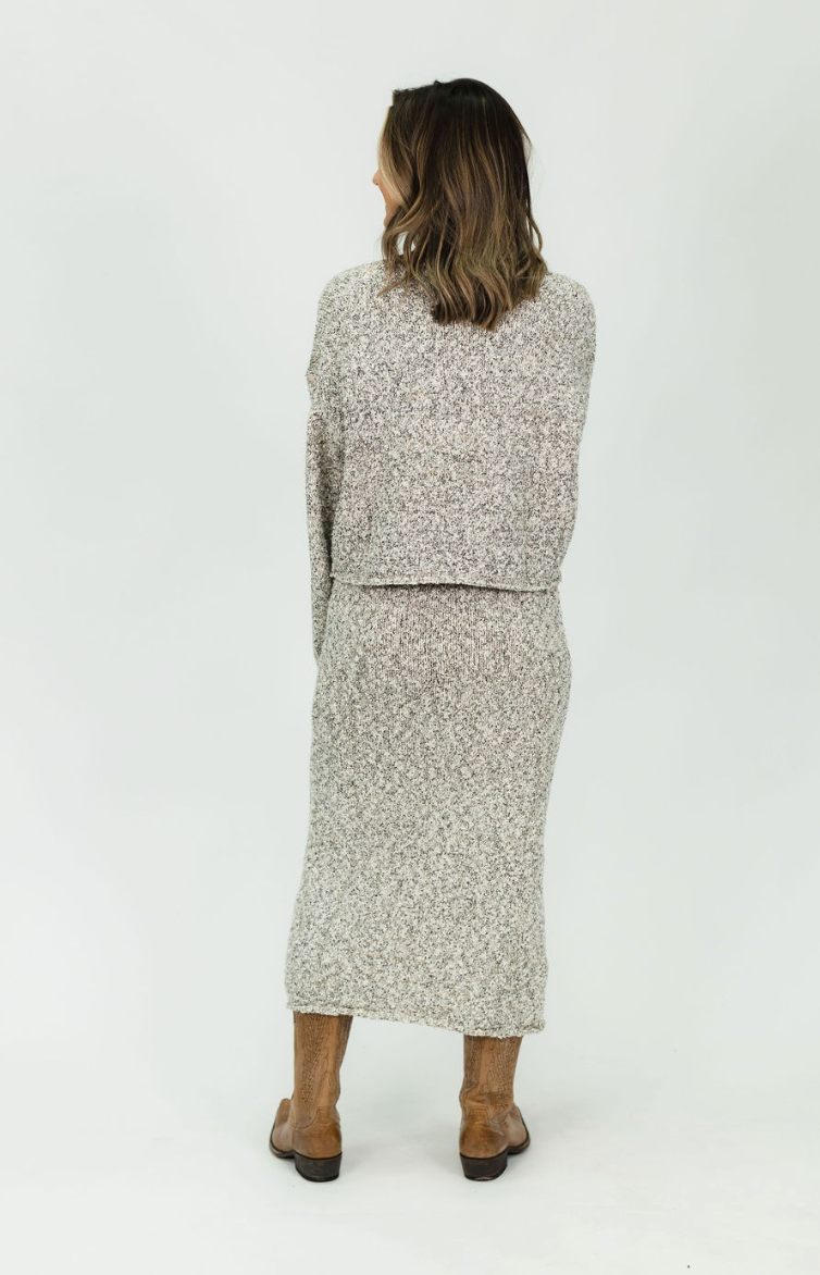 Ivy Knitted Sweater Skirt Set