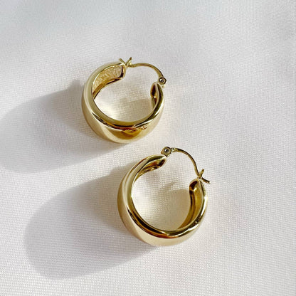 Noah Chunky Hoop Earrings